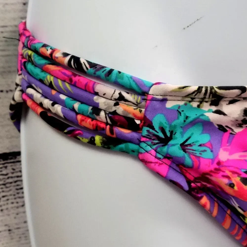 Xhilaration Multicolor Floral‎ Bikini Swimsuit